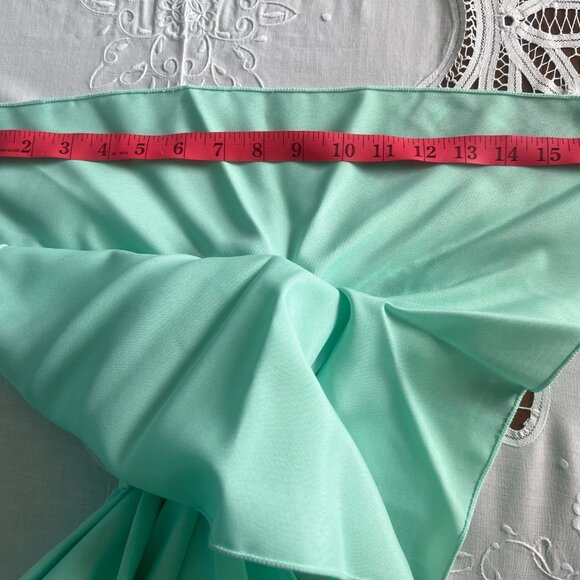 Vintage Mint Green Dinner Napkins and Shell Rings Set of 4 Coastal Home Dining - Picture 9 of 9